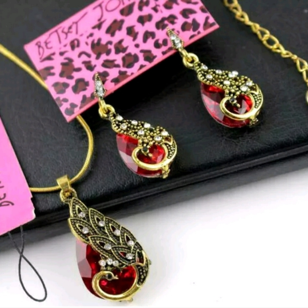 Betsey johnson necklace and earrings sets bundle